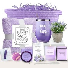 Sympathy Gift Baskets Sympathy Gifts for Loss of Loved One Dad Mom Purple