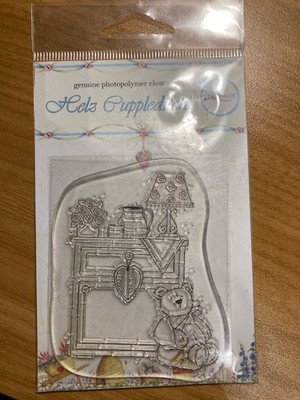 Helz Puppleditch - Teddy get well soon - Clear Stamp - Stempel
