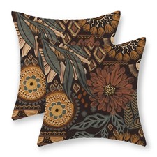 Spring Pillow Covers 18x18 Inch Set of 2, Tropical 18" x Pack 2 , A2