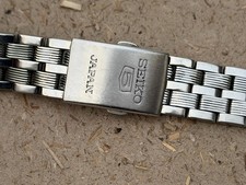 Vintage 22mm Seiko Bracelet Mens Japan Made Classic Original Quality Used (289)