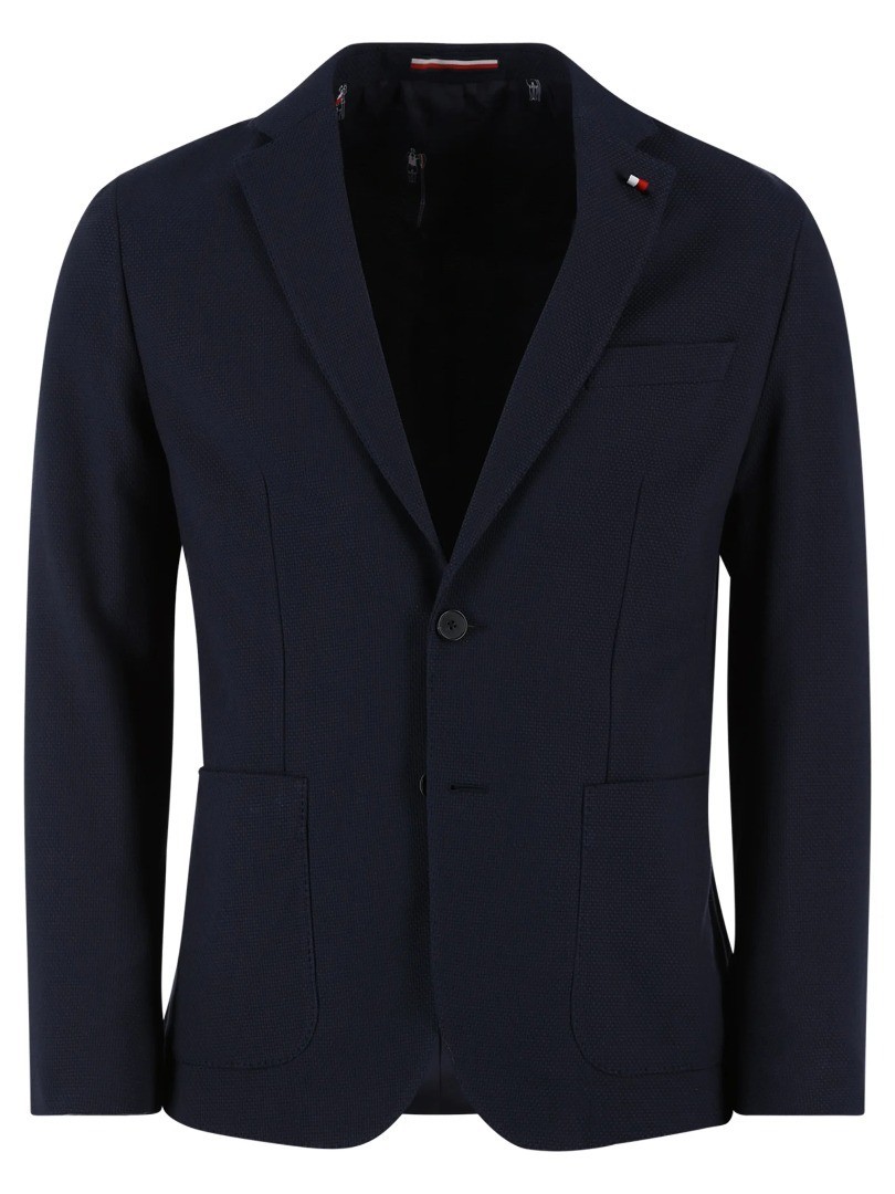 Blazer Tommy Hilfiger Uomo Slim Fit Navy Nuovo foto 3