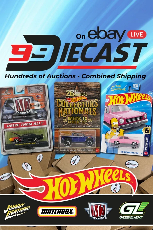 ☀️ All Day Diecast: Show A - Hot Wheels, Matchbox, GreenLight & More 08/29