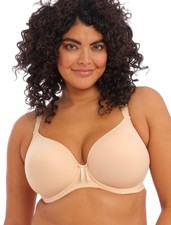 ELOMI EL 8722 Full Figure Convertible Underwire Plunge Bra Sand US 38DDD, UK 38E