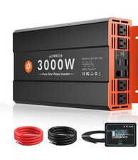 NEW 3000W Power Inverter 12V DC to 110V AC Converter for RV Truck or Off-Grid