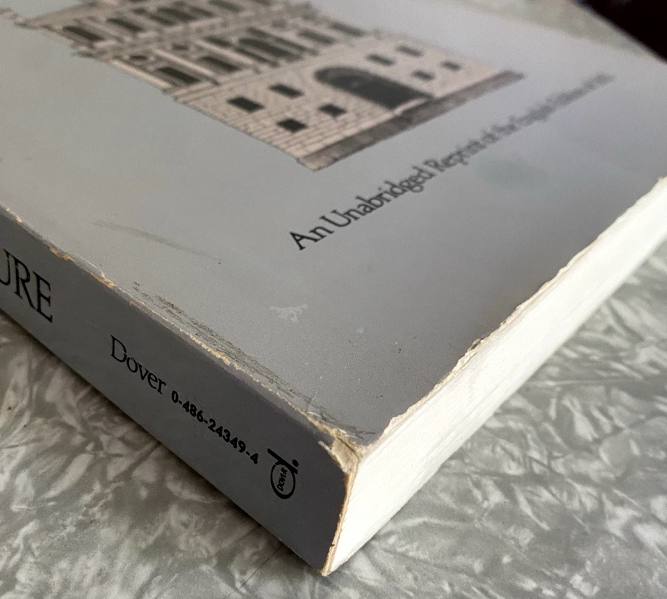 The Five Books of Architecture Sebastiano Serlio 1982 Dover Unabridged Reprint - Image 3 of 4