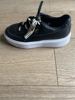Puma Oslo Maja Damen Sneaker Leder Schwarz Größe 6 EU 39