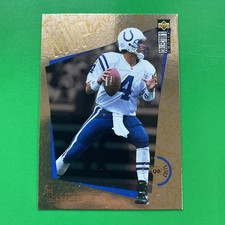 Jim Harbaugh 1996 Upper Deck Collectors Choice MVP Gold Insert Card #M20