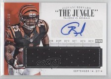2014 Panini National Treasures Team Nicknames 4/15 Giovani Bernard Auto 0b2