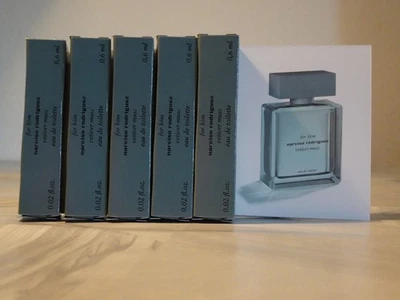 Narciso Rodriguez For Him Vetiver Musc For Men Eau De Toilette 5x 0,6 ml