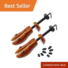 EchoDone 2 Way Shoe Trees Men Women Large Wood Stretcher