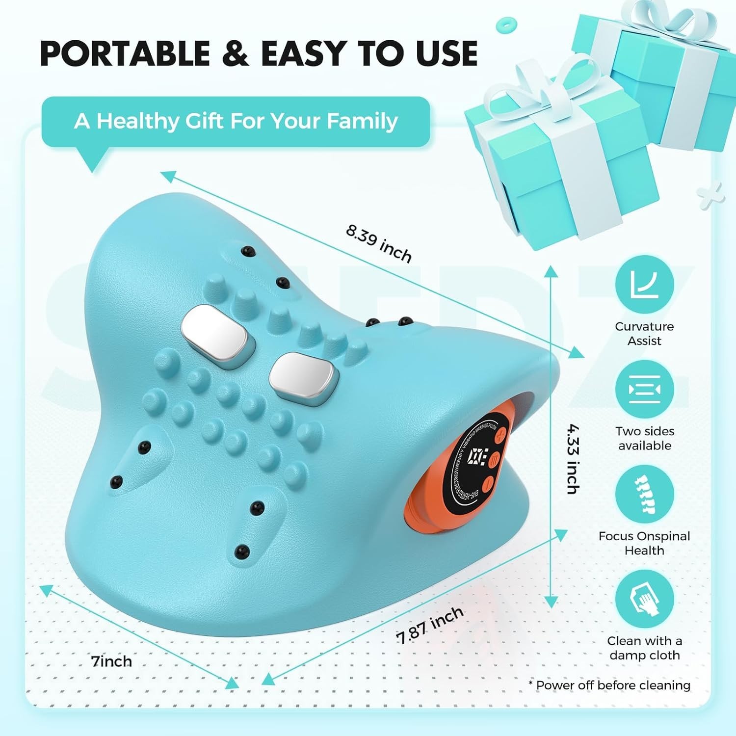 Neck Massager Deep Tissue Massage with Heating and Vibration Shoulder