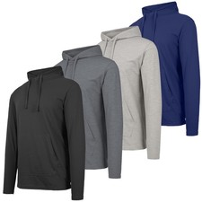 Men's Lightweight Hoodie With Pockets Casual Pullover Drawstring Sweatshirt