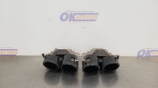 21 MERCEDES BENZ AMG GT43 X290 REAR BUMPER EXHAUST TIP SET PAIR BLACK