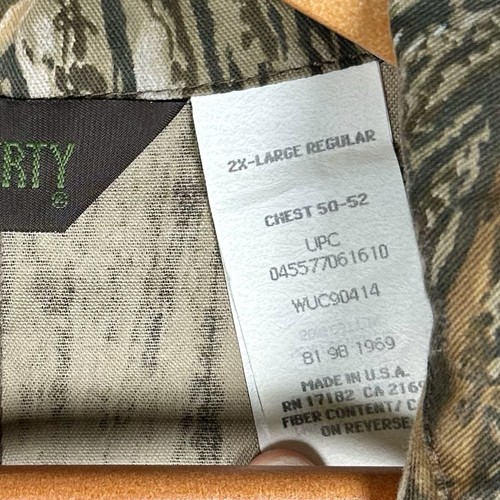 Liberty Realtree Camo Hunting Coveralls 2XL Reg Chest 50-52 Made in USA - Picture 4 of 6