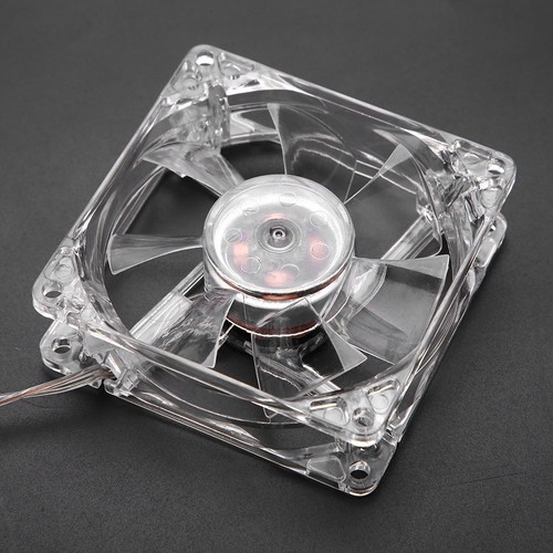 8Cm USB Bunte Licht Transparent Lüfter 5V Cpu Lüfter Für PC Computer NTS - Bild 3 von 7