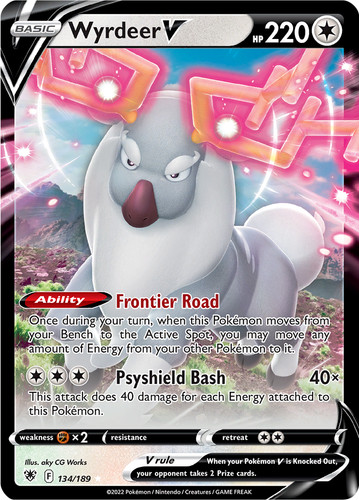 Wyrdeer V 134/189 - Astral Radiance - Pokemon TCG - Ultra Rare