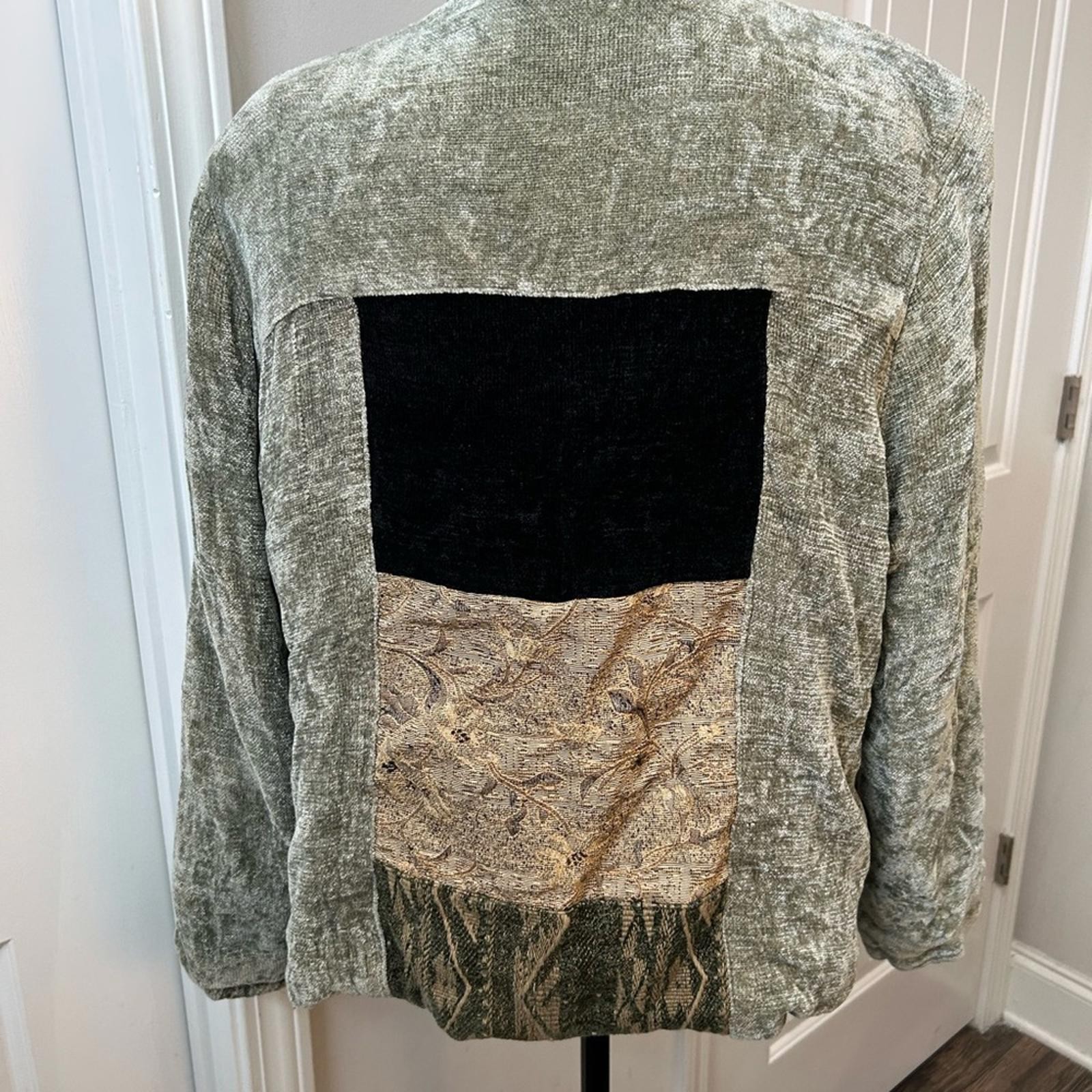 Chico's Patchwork Boho Jacket • Size 18 • Vintage… - image 6