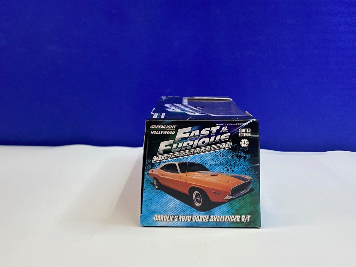 GREENLIGHT 1/43 SCALE FAST & FURIOUS DARDENS 1970 DODGE CHALLENGER