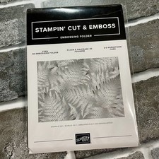Stampin Up Fern Embossing Folder NIP 158804
