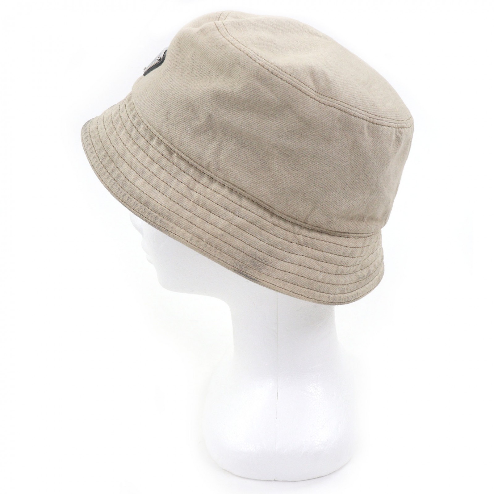 Excellent PRADA hat Triangle logo triangular plat… - image 4