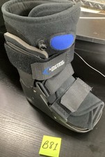 United Ortho Short Air Cam Walker Fracture Boot  SMALL Black Used