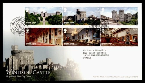 DR WHO 2017 GB FDC WINDSOR CASTLE COMBO M77350