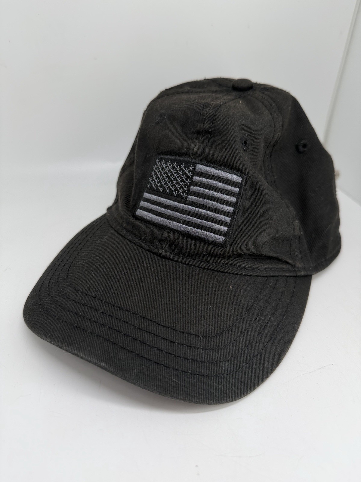Academy Sports & Outdoors Black American Flag Patch Ball Cap Hat Adjustable