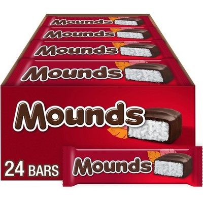 Coconut Dark Chocolatey Candy Bars 1.75 oz 24 Count