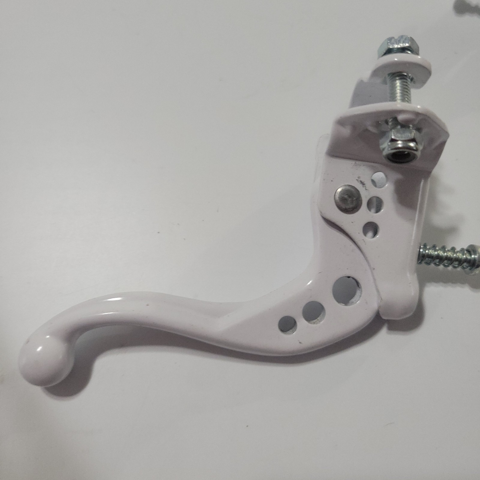 old school NOS white Odyssey RX2 RX-2 brake levers bmx freestyle bike