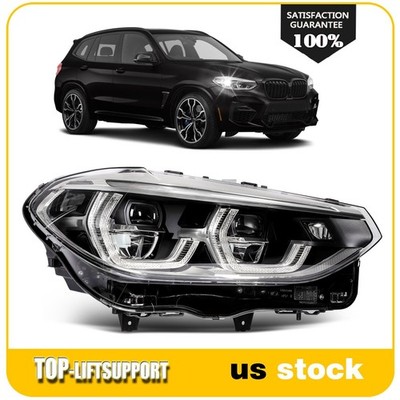 Right Side Full LED Headlight w/AFS For BMW X3 xDrive30e 2.0L 2020-2021 w/Bulbs