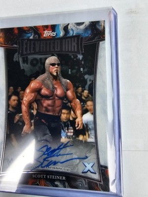 Scott Steiner 2025 Topps WWE Exalted Elevated Ink On Card Auto | eBay