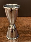 Jigger Cocktail Stainless Steel 1oz /2/3 oz Double Shot Mixer Used — photo 3