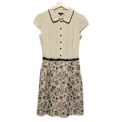 Auth TOCCA - Beige Black Light Pink Women's Dress