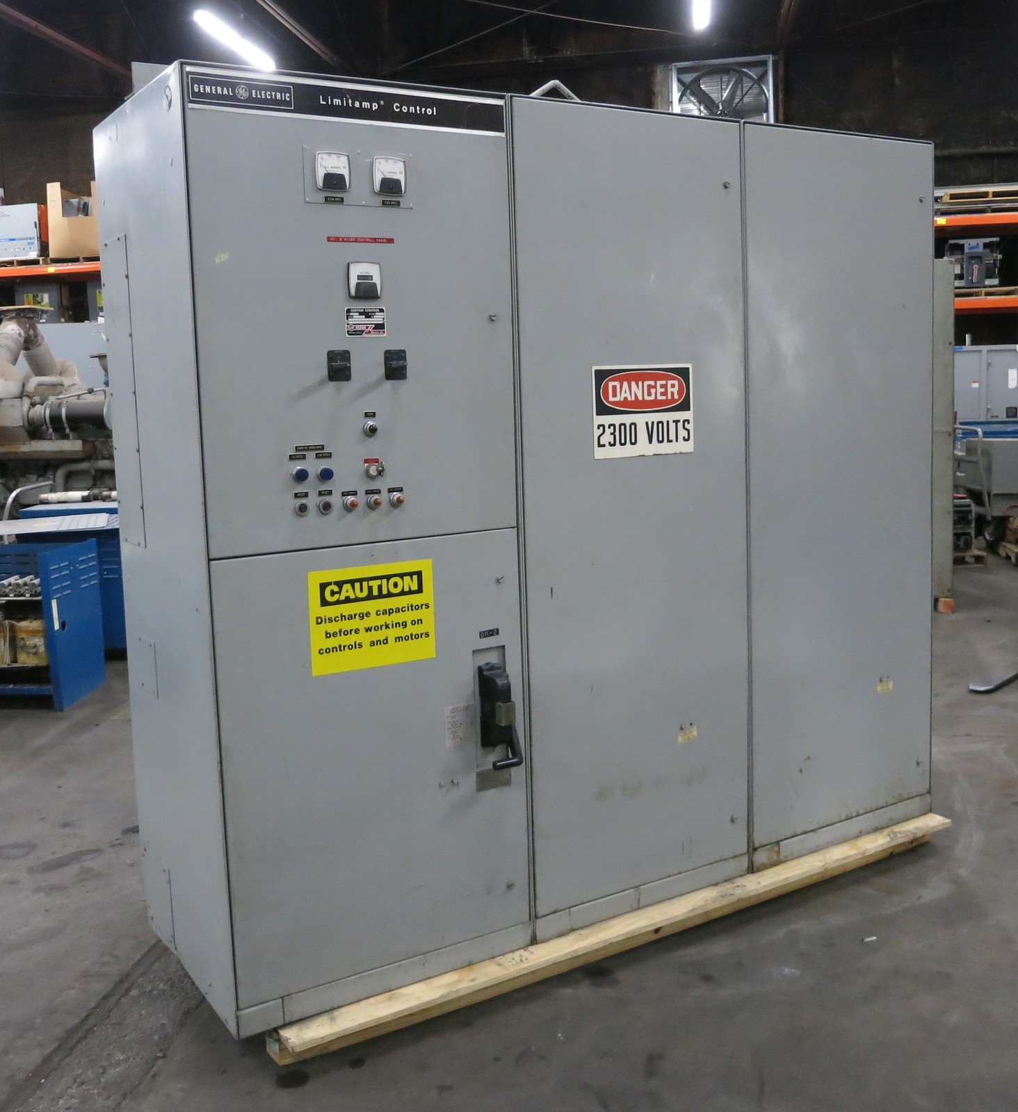 GE IC7160-N217 2 Speed 2 Winding Motor Starter 400/600 HP 2300V LimitAmp Control