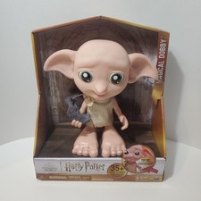 Dobby Elf Doll w/ Sock Harry Potter Interactive Magical 8.5" WIZARDING WORLD New
