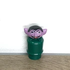 Vintage Fisher Price Little People The Count Figure Sesame Street Muppets 1973