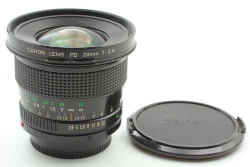 [Near MINT] Canon New FD NFD 20mm f/2.8 MF Wide Angle Lens From JAPAN