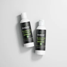 BONG & PIPE CLEANER - 2X16 OZ GLASS PIPE CLEANER + 1x8oz Smoke/Room Deodorizer