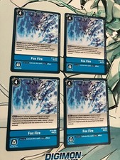 4x Fox Fire BT15-090 C (Playset) Digimon CCG | Exceed Apocalypse NM