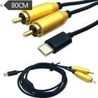 Type-C Usb C To Dual RCA Male Signal Video AV Audio Cable Connector Adapter