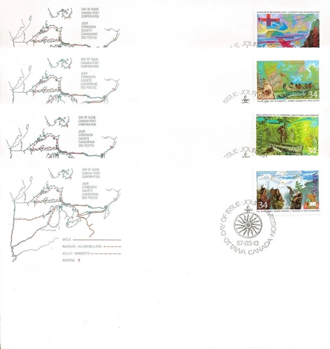 🍁Canada  #1129a   "EXPLORATION OF CANADA"    Brand New 1987  Cover  Set Issue