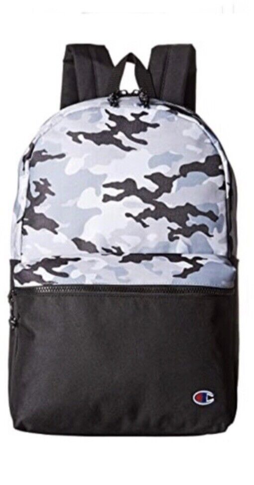 Champion supercize grey camo backpack deals