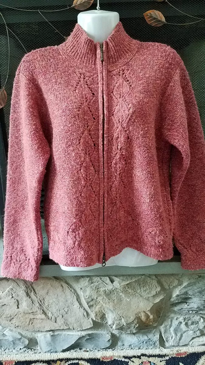Rose colored best sale cardigan