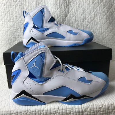 Air Jordan True Flight UNC Shoes Men's SZ 13 White University Blue 342964-140 | eBay
