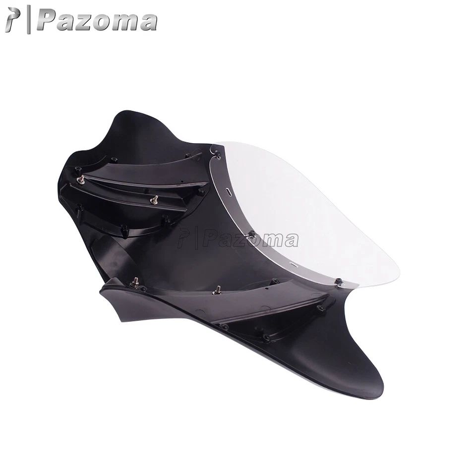Detachable Batwing Fairing Fits Harley Davidson Road King FLHRC FLHR 1994-21 — 第 4/4 张图片