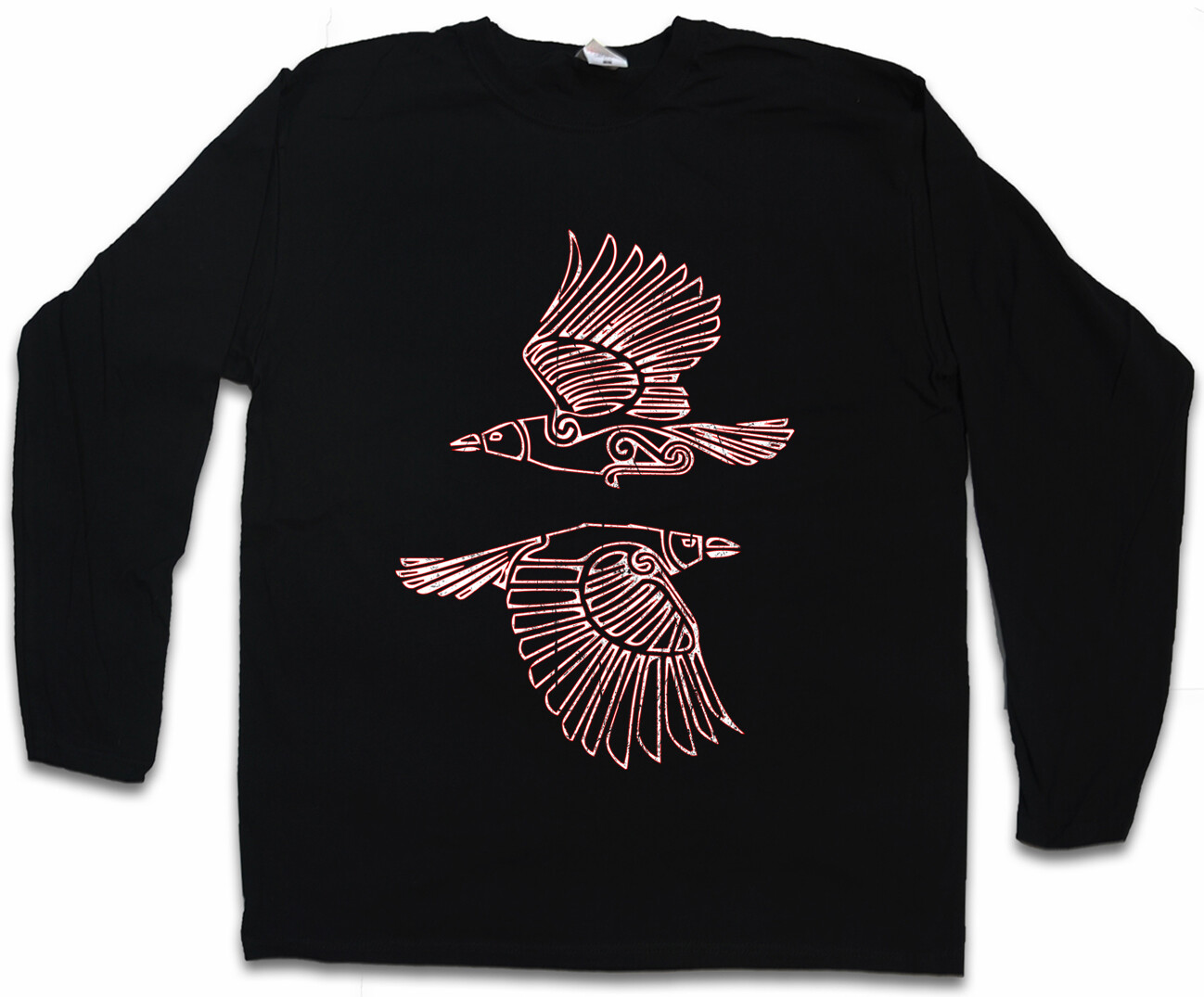 ALTRA HUGIN AND MUNIN III LANGARM T SHIRT Walhalla Odhin Odin Raven Ravens Raben und