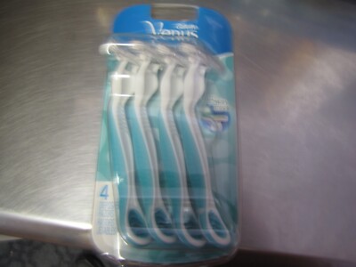 Gillette Venus Simply 3 Sensitive Women's Disposable Razors- 4 Razors