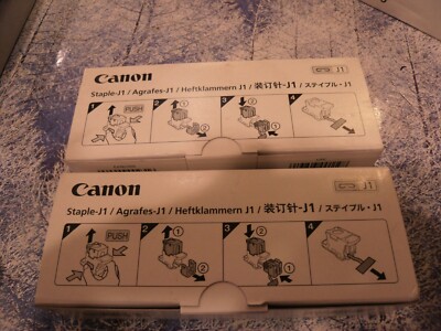 Neu Original Canon J1 Heftklammern 6707A001[AC] 2 Boxen Von 3 Patronen 5000 Pro
