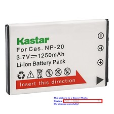 Kastar Replacement Battery for Casio NP-20 BC-11L Casio Exilim EX-Z8 EX-Z60