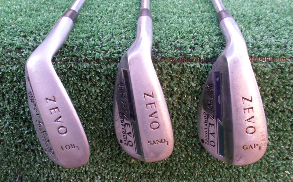 LEFTY Zevo Attack Zone 3 Wedge Set (Gap, Sand, Lob), Steel Shaft - Image 2 of 4